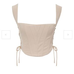 Rumored Westwood Corset in Natural S NWT